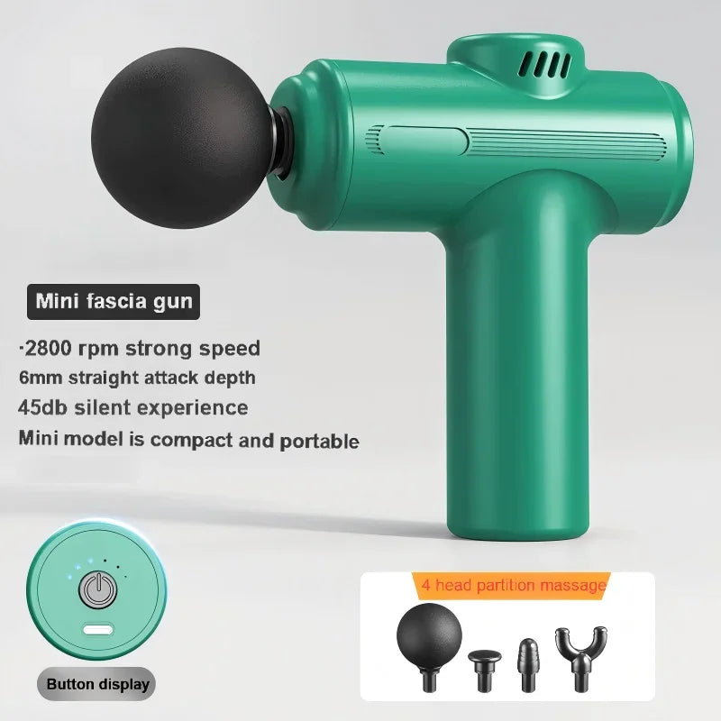 Senza™ 4-Head Mini Massage Gun