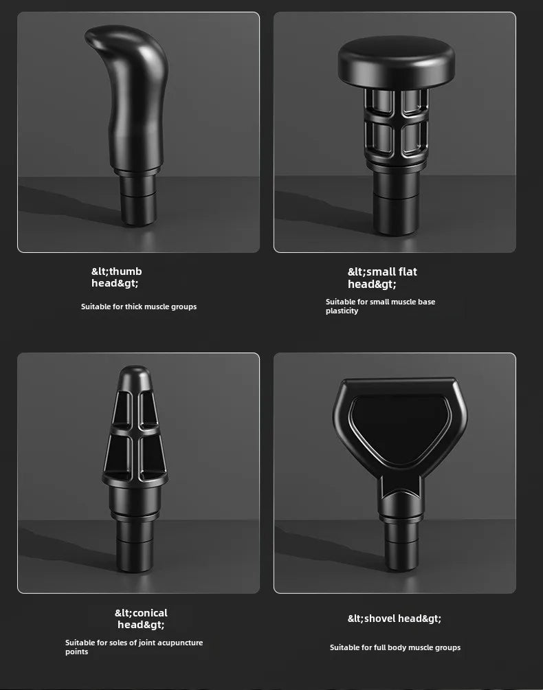 Senza™ 4-Head Mini Massage Gun